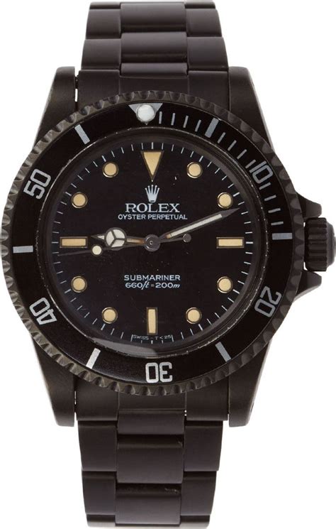 matte black limited edition rolex submariner 5513